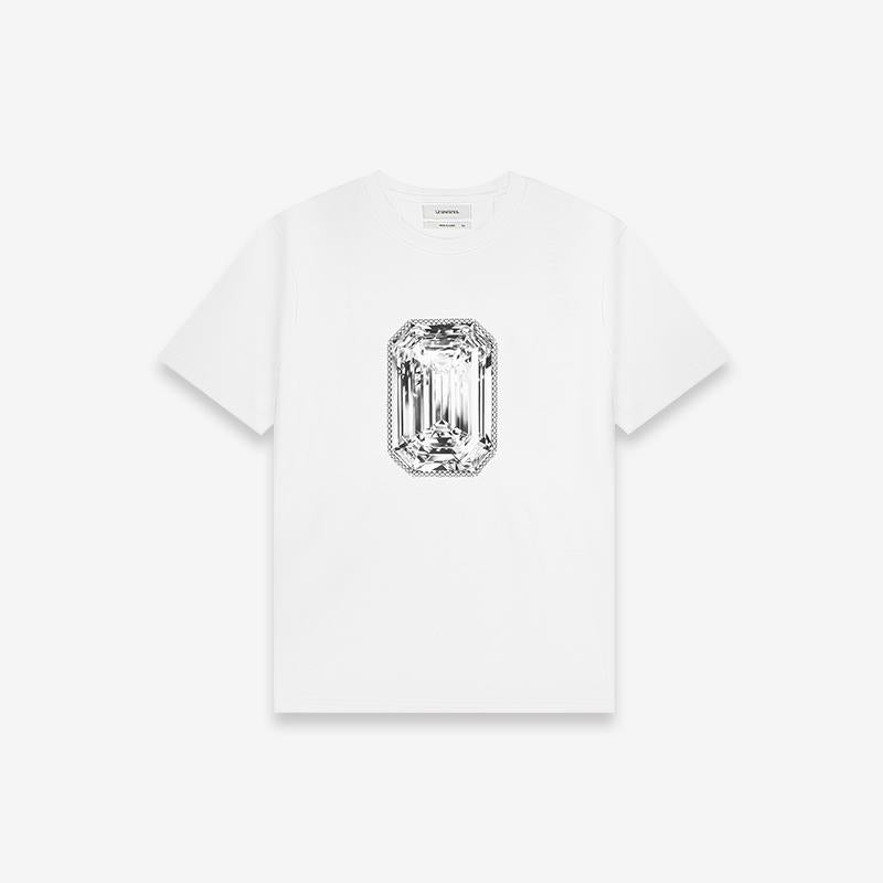 Square Diamond Print Short Sleeve Tee