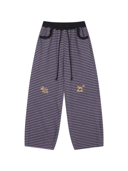 Achihara Breton Star Stripe Wide Leg Pants