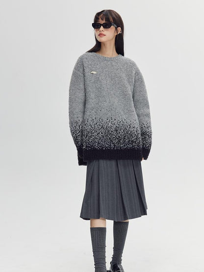 DIDDI MODA Starry Gradient Knit Sweater