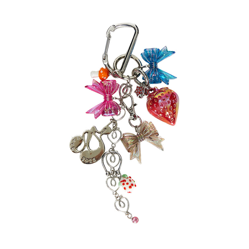 YOSHUYUKI Strawberry Bow Metal Ornament