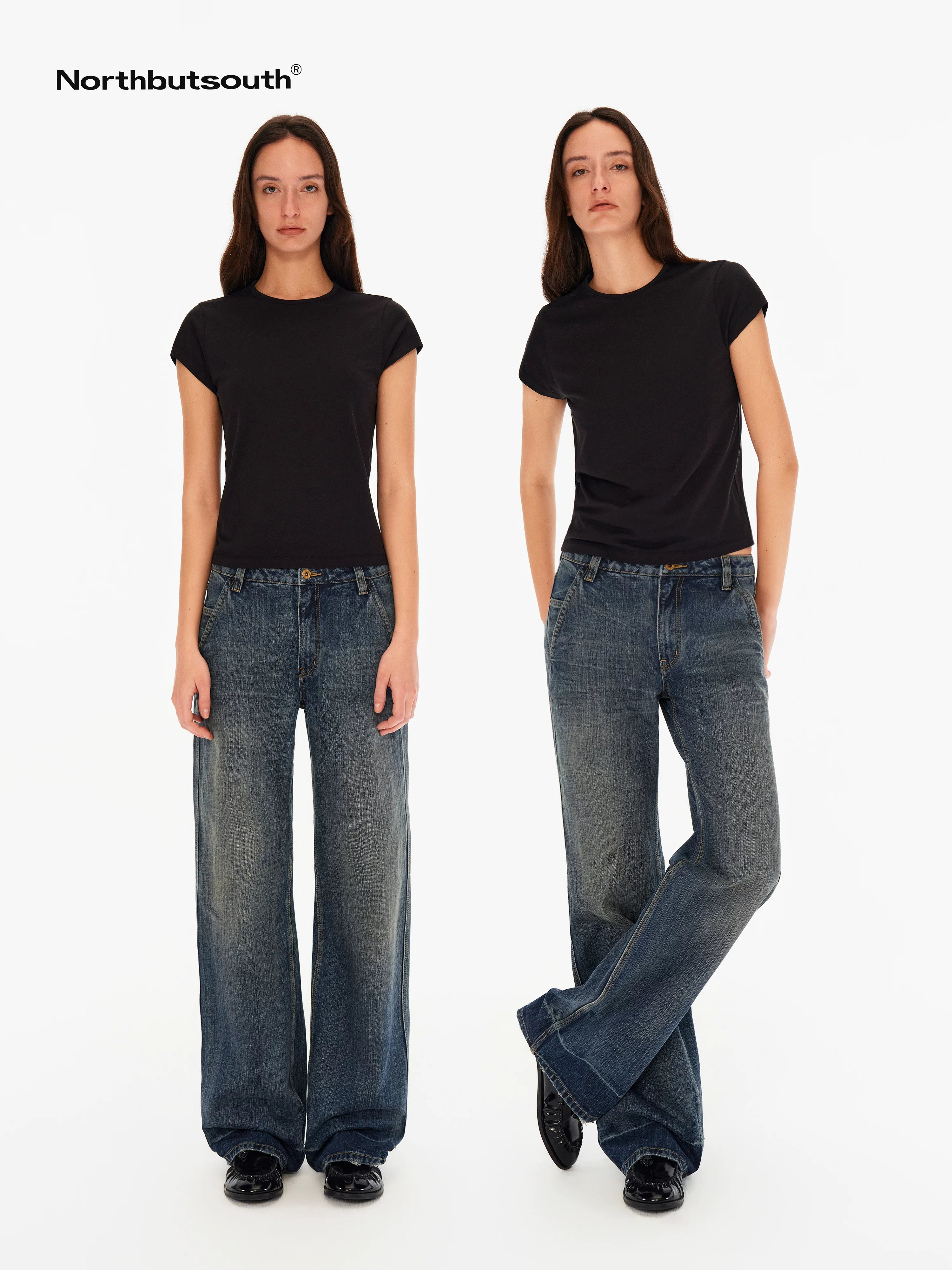 Stretch Slim Fit Cap Sleeve Women&