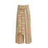 YOSHUYUKI Contrast Stripe Wide Tie Waist Trousers