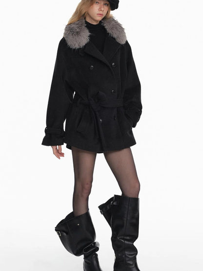 Stylish Black White Octagon Beret For Women Painter Hat