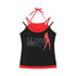 Achihara Layered Double Strap Camisole With Detachable Tie