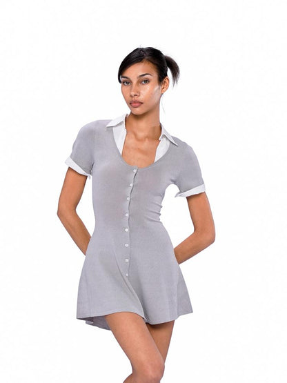 SweetChilling Summer Knit A-Line Sleeveless Dress