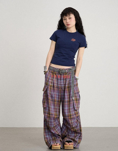 Achihara Summer Slim Fit Waist Defining Cotton T Shirt