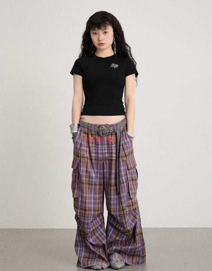 Achihara Summer Slim Fit Waist Defining Cotton T Shirt