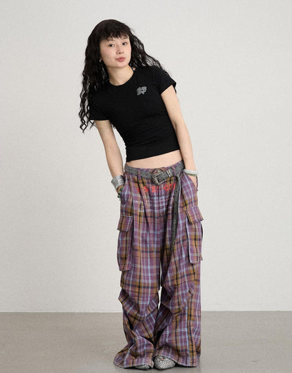 Achihara Summer Slim Fit Waist Defining Cotton T Shirt