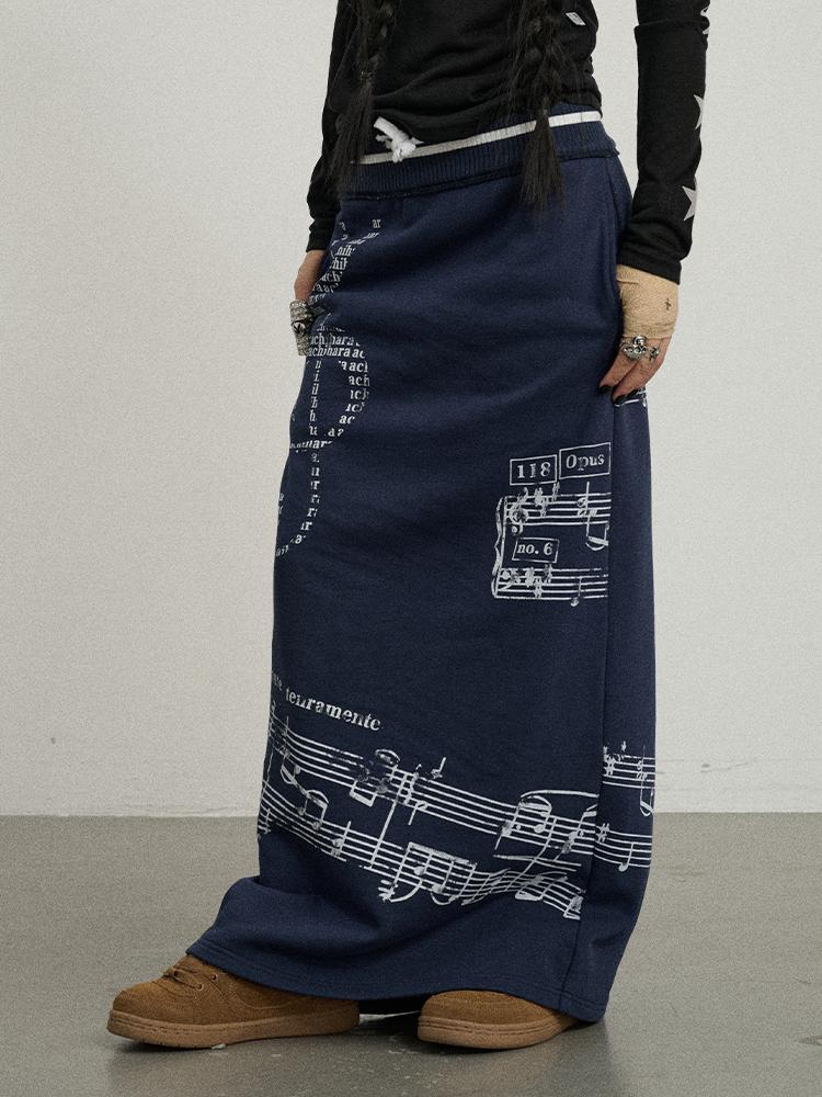 Achihara Summer Women S Knitted Cotton Midi Skirt Emotional Skirts