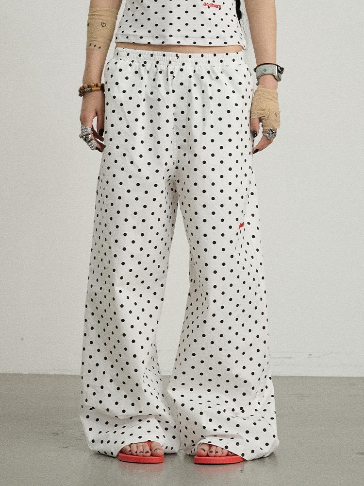 Achihara Sunday Polka Pants For Women