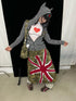 Super Stylish Union Jack Patch Camo Skirt Dresses