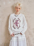 DIDDI MODA Swallow Print Loose Fit Vintage Tee