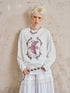 DIDDI MODA Swallow Print Tee Snake Pattern Pants Set