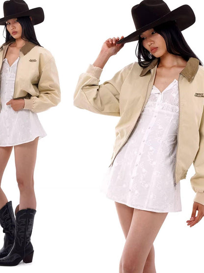 SweetChilling Adjustable Hem Boyfriend Harrington Women&