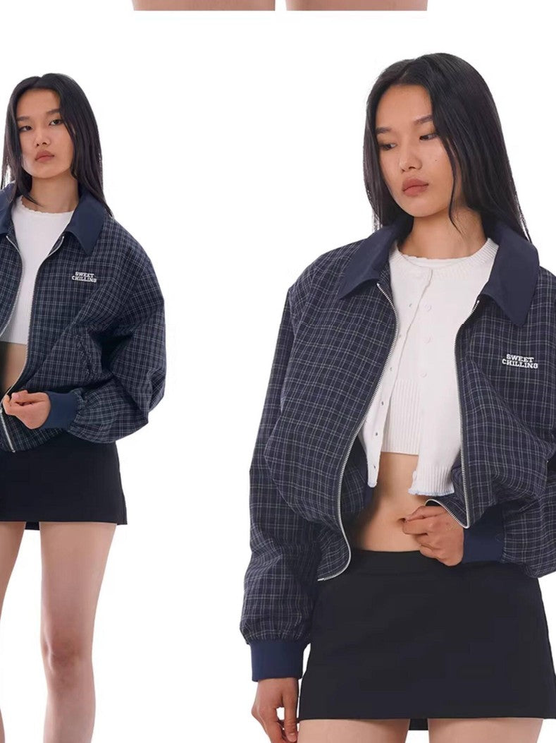 SweetChilling Adjustable Hem Boyfriend Harrington Women&