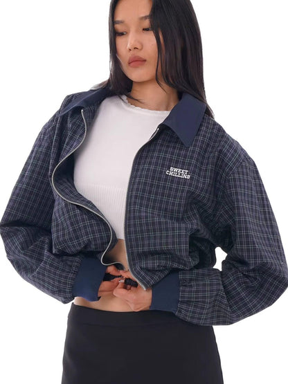 SweetChilling Adjustable Hem Boyfriend Harrington Women&