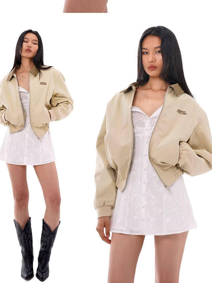 SweetChilling Adjustable Hem Boyfriend Harrington Women&