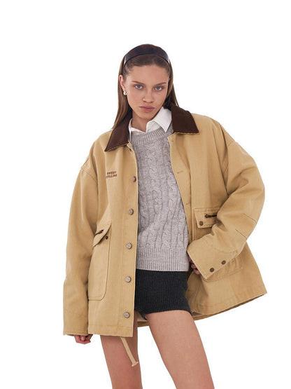 SweetChilling American Vintage Heavy Duty Fleece Lined Convertible Hem Women&