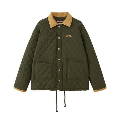 SweetChilling_Army_Green_Quilted_Vintage_Cropped_Women&