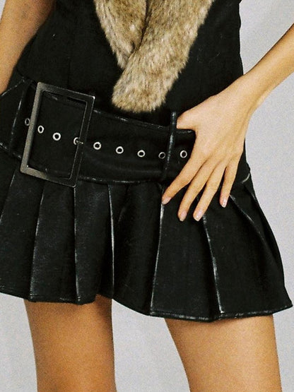 SweetChilling Black Halter Neck Sleeveless Fitted Women&
