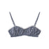 SweetChilling Blue Plaid Long Sleeve Shirt Jacket Bustier Women&