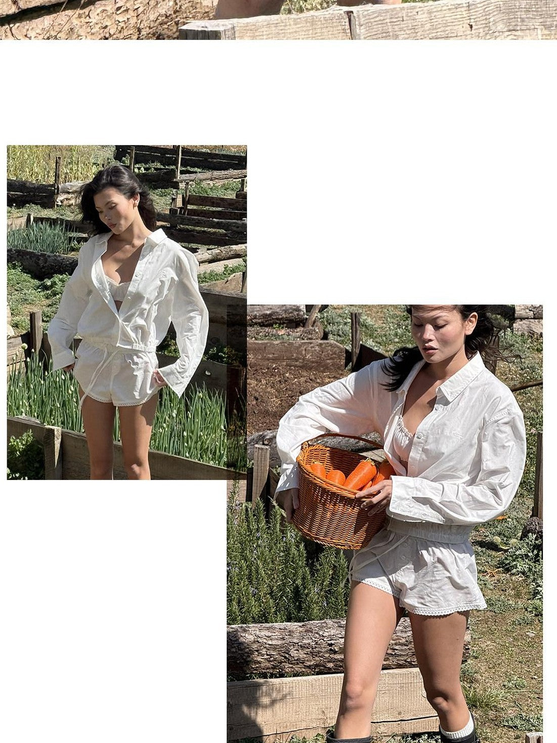 SweetChilling Blue Plaid Long Sleeve Shirt Jacket Bustier Women&