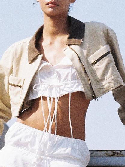 SweetChilling Boho Chic Embroidered Cropped Waist Women&
