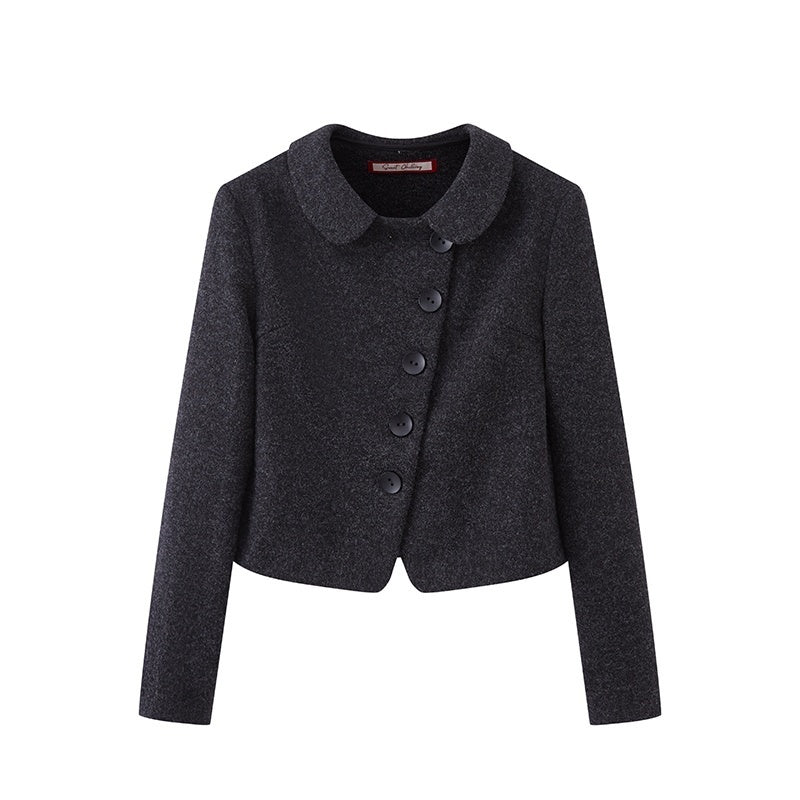 SweetChilling_Bow_Detail_Asymmetric_Button_Wool_Blend_Women&
