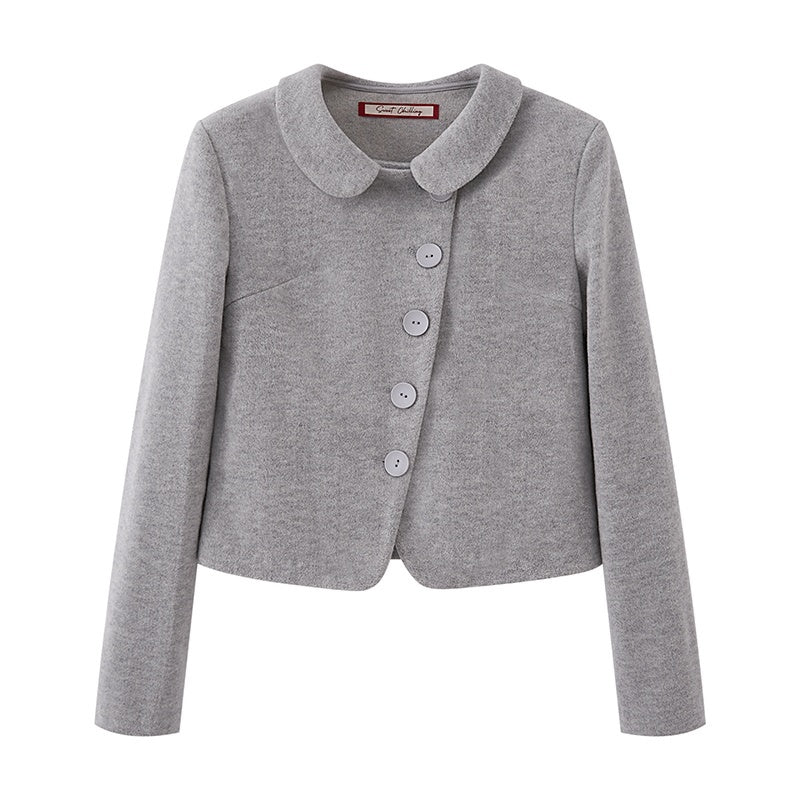 SweetChilling_Bow_Detail_Asymmetric_Button_Wool_Blend_Women&