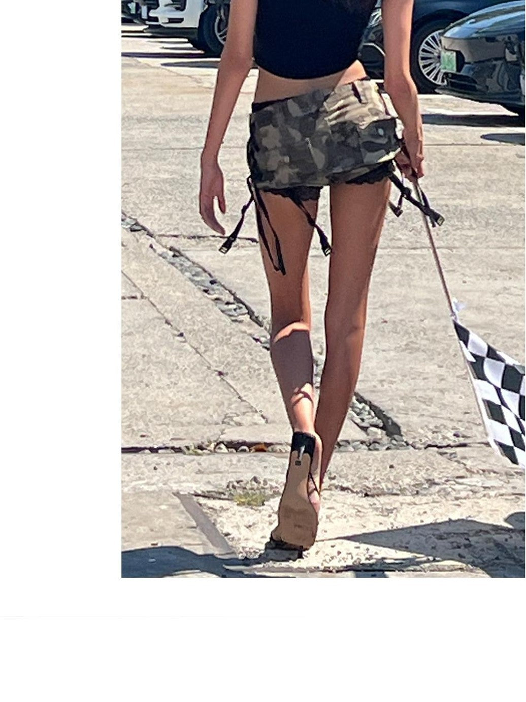 SweetChilling Camo Lace Low Waist A Line Women&