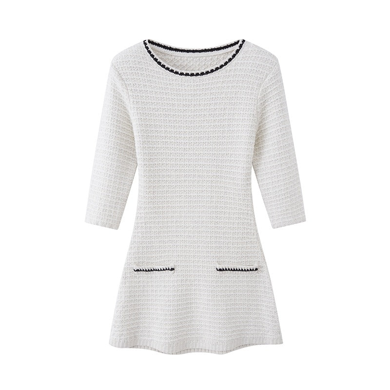 SweetChilling_Chic_Cable_Knit_A_Line_Women&