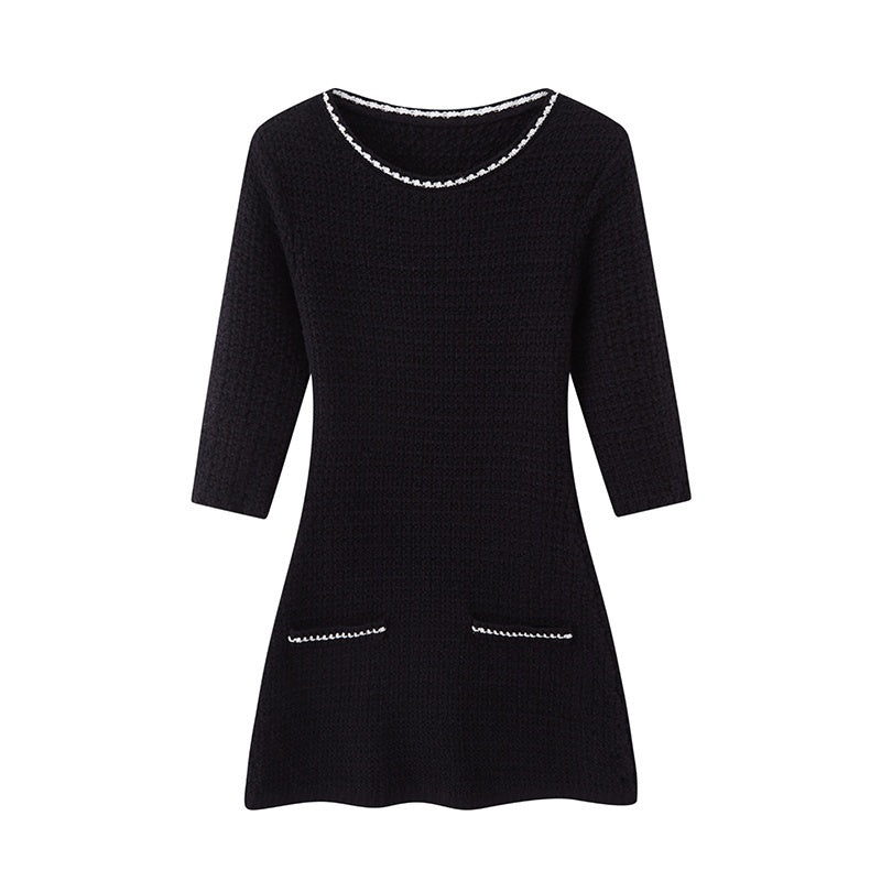 SweetChilling_Chic_Cable_Knit_A_Line_Women&
