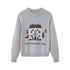 SweetChilling Christmas Cottage Jacquard Crewneck One Shoulder Women&