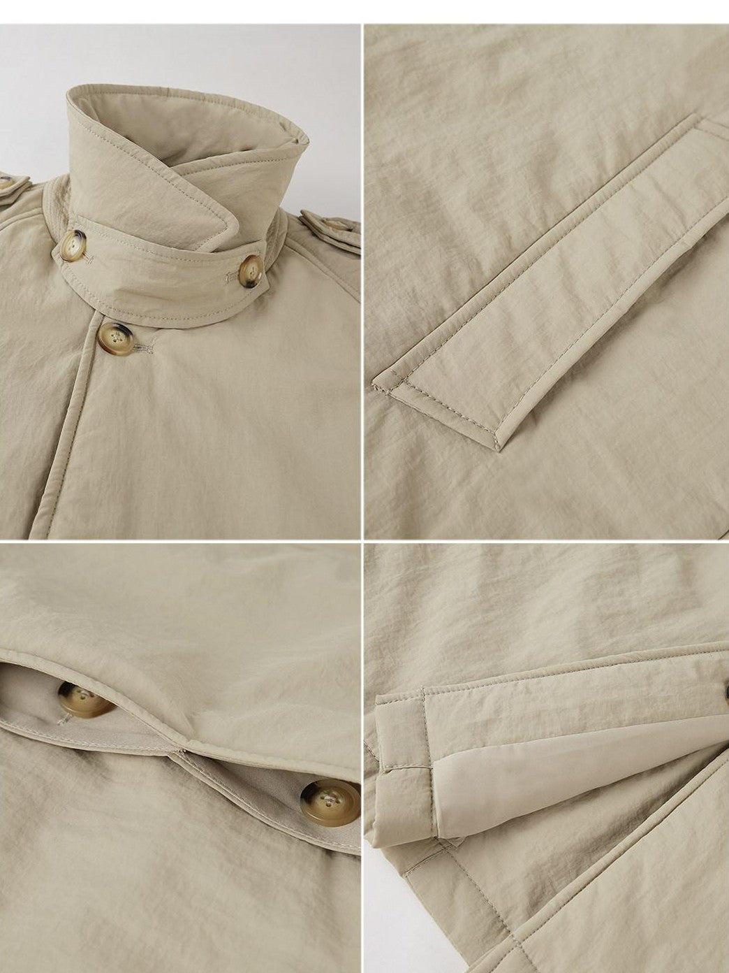 SweetChilling Classic Quilted Single Breasted Mid Length Slim Women&