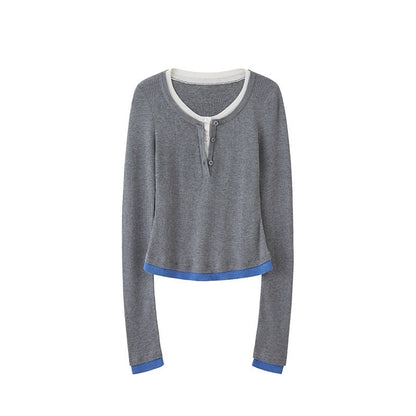 SweetChilling_Colorblock_Layered_Faux_Two_Piece_Knit_Women&