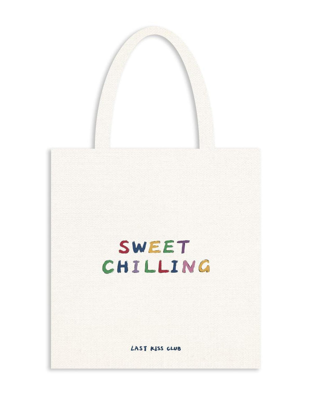 SweetChilling Colorful Logo Print Women&