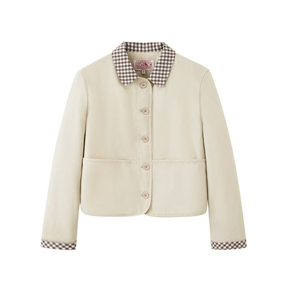 SweetChilling Cropped Patchwork Barn Style Women&