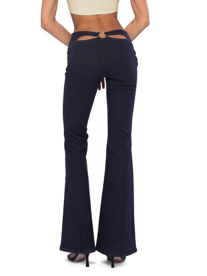 SweetChilling Cutout Slim Fit Low Waist Women&