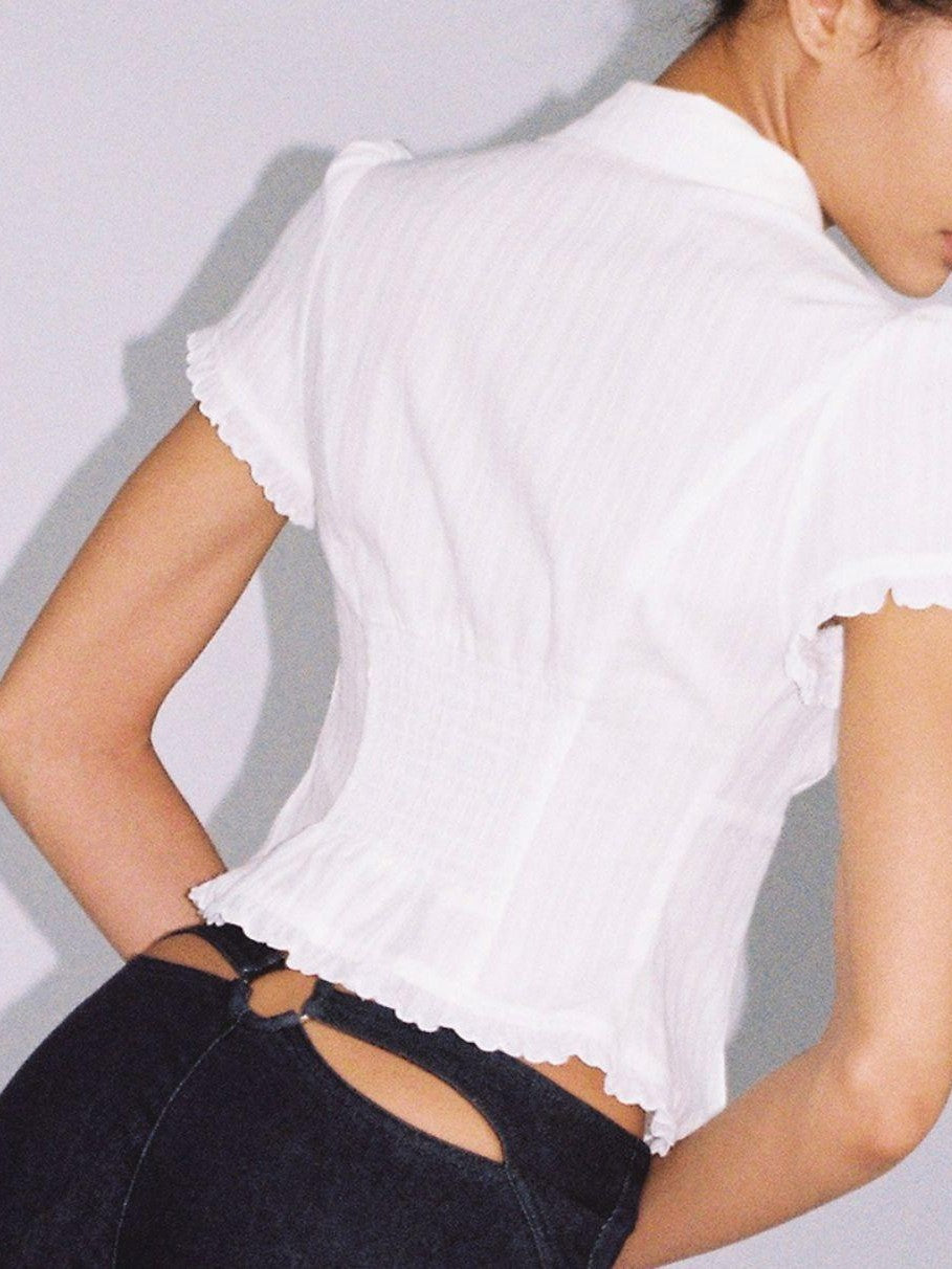 SweetChilling Cutout Slim Fit Low Waist Women&