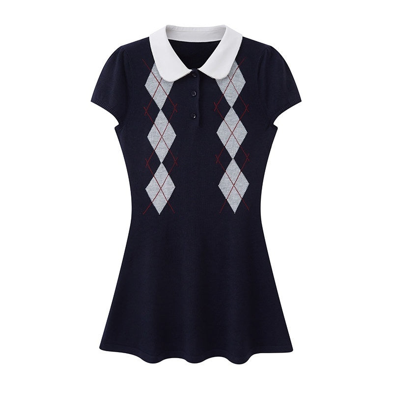 SweetChilling_Diamond_Contrast_Jacquard_Round_Neck_Women&