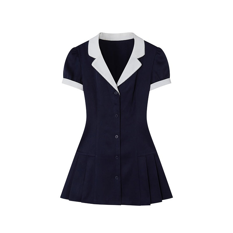 SweetChilling_Elegant_Pleated_Notched_Lapel_Slim_Fit_Cotton_Women&
