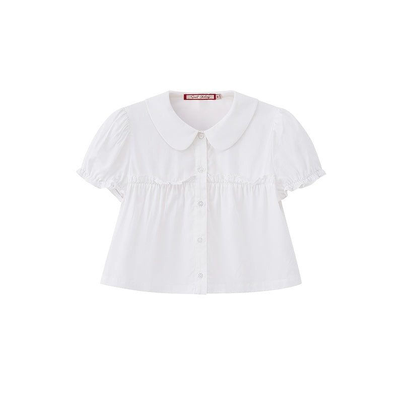 SweetChilling_Embroidered_Cropped_Short_Sleeve_Round_Neck_Women&
