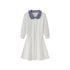 SweetChilling Farm Patchwork Knit Doll Collar Women&