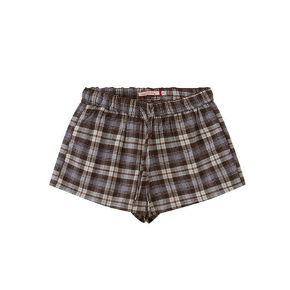SweetChilling Farmhouse Plaid Collared Women&