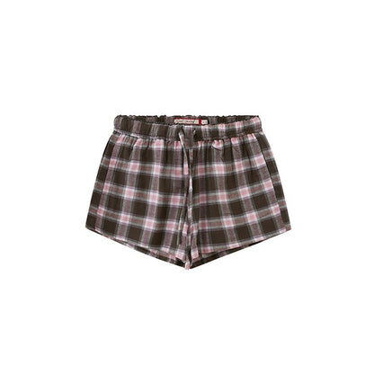 SweetChilling Farmhouse Plaid Collared Women&