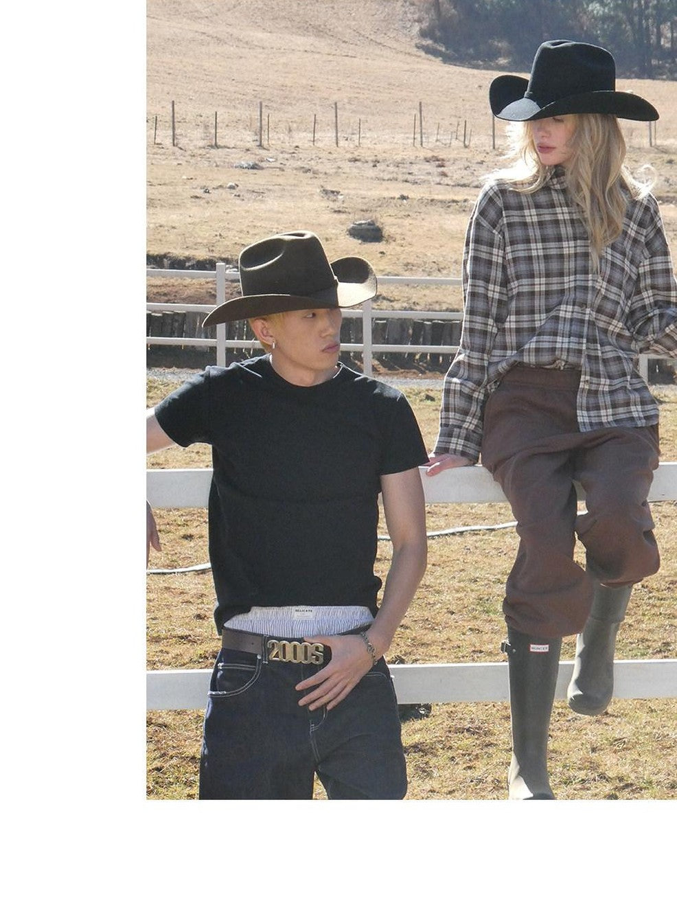 SweetChilling Farmhouse Plaid Collared Women&