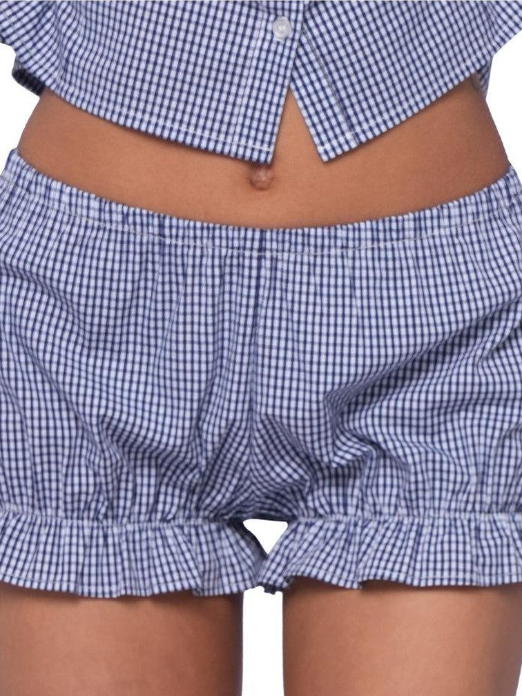 SweetChilling Faux Two Piece High Waist Square Neck Women&
