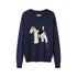 SweetChilling_Fox_Terrier_Dog_Jacquard_Lettering_Women&