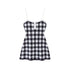 SweetChilling Fresh Gingham Knit Slim Fit A Line Women&