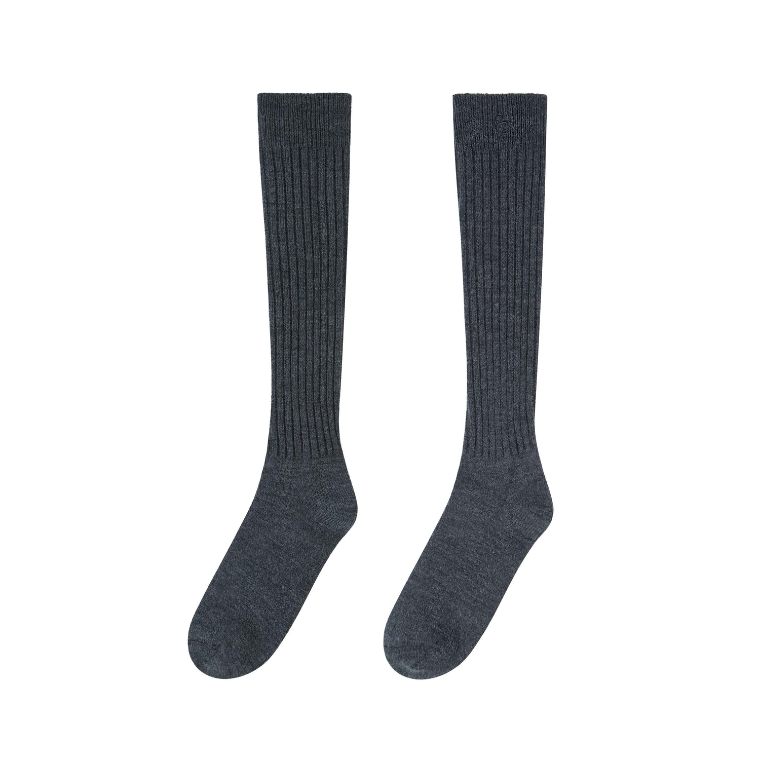 SweetChilling_Gray_Warm_Layered_Solid_Mid_Calf_Women&